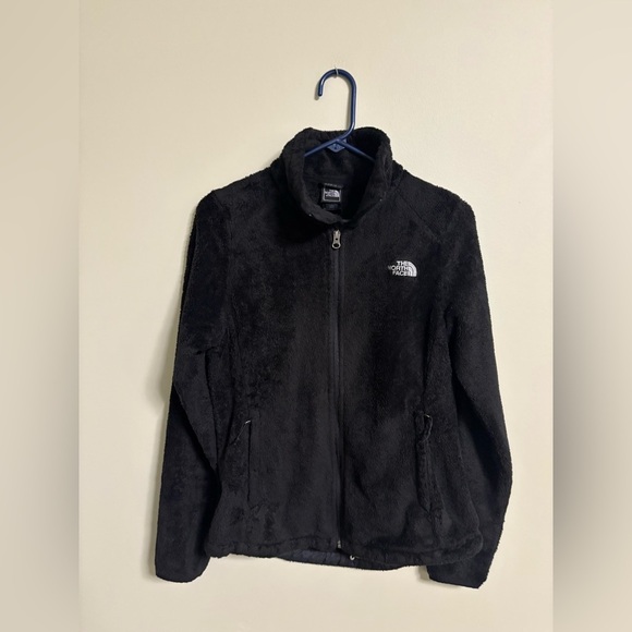 The North Face Black Fleece Osito Fuzzy Zip Front Jacket Coat Size Medium - Picture 1 of 7
